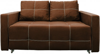 Диван аккордеон Марс велюр коричневый 140