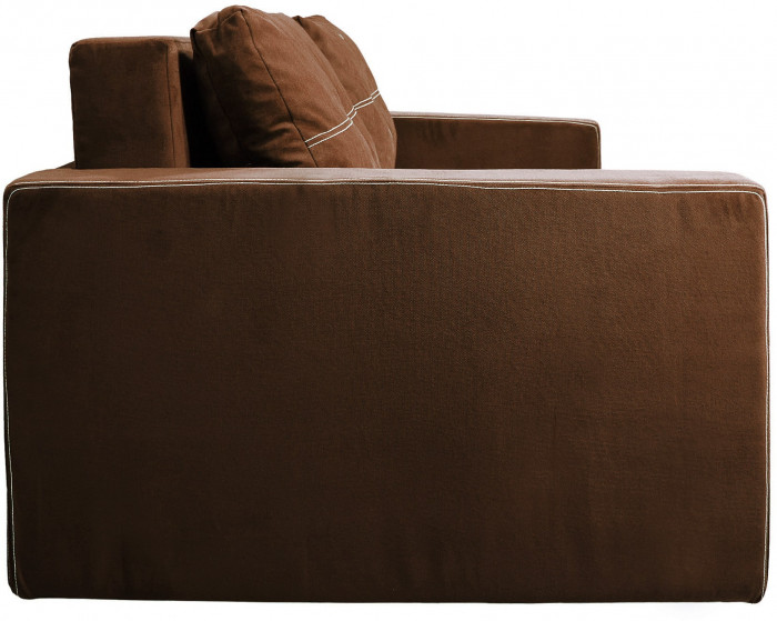Диван аккордеон Марс велюр коричневый 140