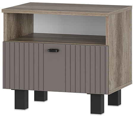 Тумба прикроватная Олива ТБ-14, Дуб каньон, Муссон софт