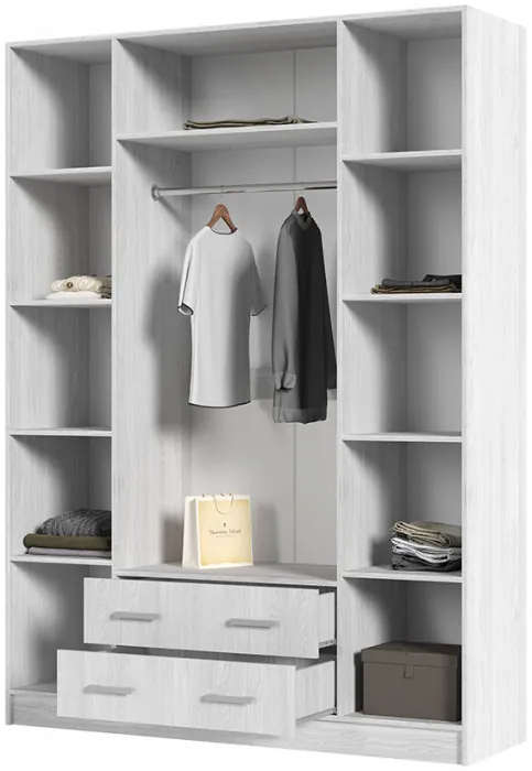 Квадро шкаф 4-х ств (1600*2200*500 мм) анкор/анкор