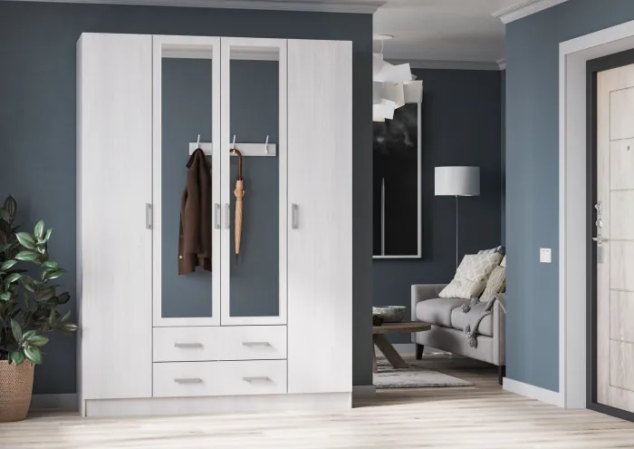 Квадро шкаф 4-х ств (1600*2200*500 мм) анкор/анкор