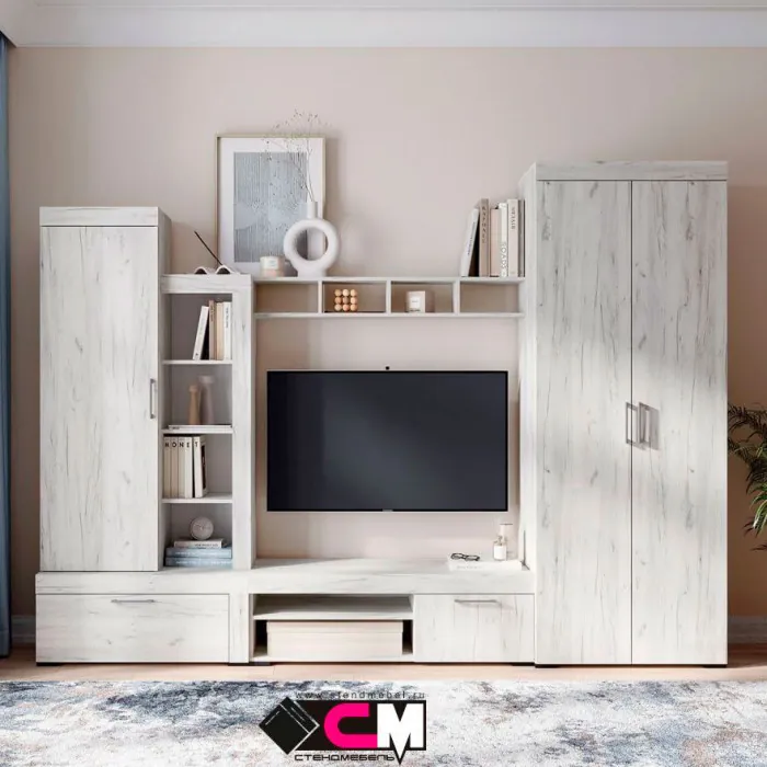 Гранд полка 02 (1,200х0,175х0,200) дуб крафт белый