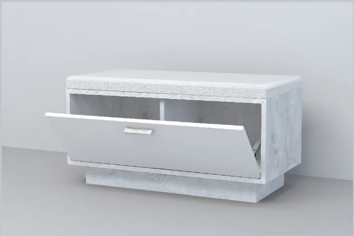 Эго Обувница ОБ-1 ПД (Камень Темный/Дуб Крафт Золотой)