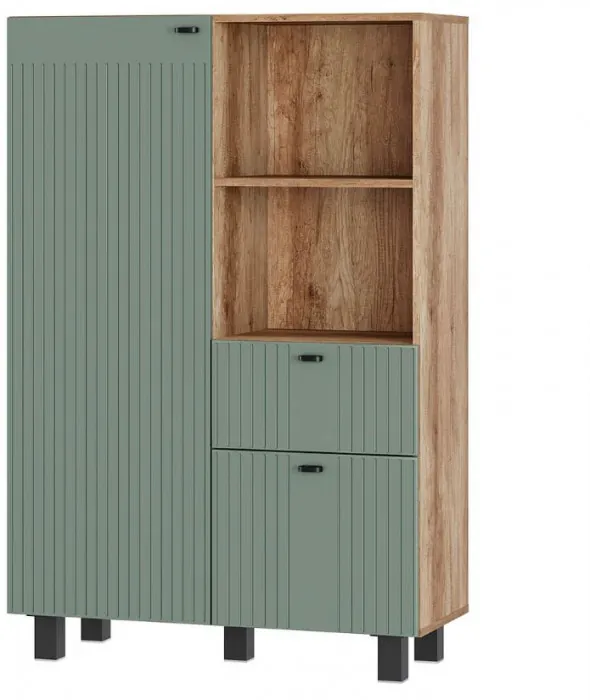 "Олива" ШК-16 шкаф Дуб каньон/Эвкалипт софт MF12