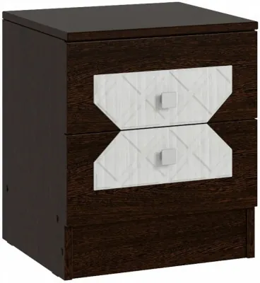 Николь Тумба прикроватная, Венге/Лиственница светлая