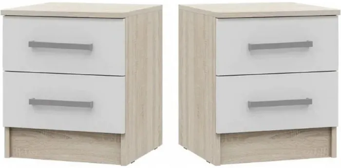 Мартина Тумбы прикроватные (Венге / Белый глянец)