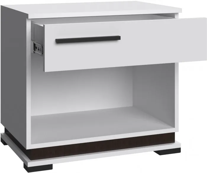 Модена Тумба МТ-30 белый/венге