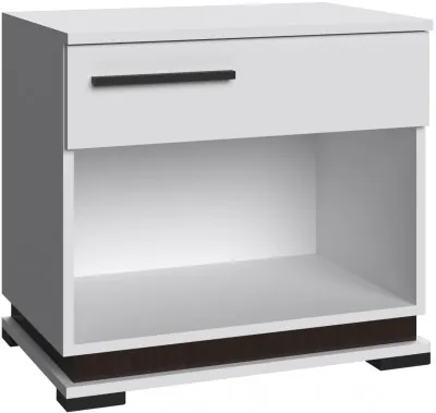 Модена Тумба МТ-30 белый/венге