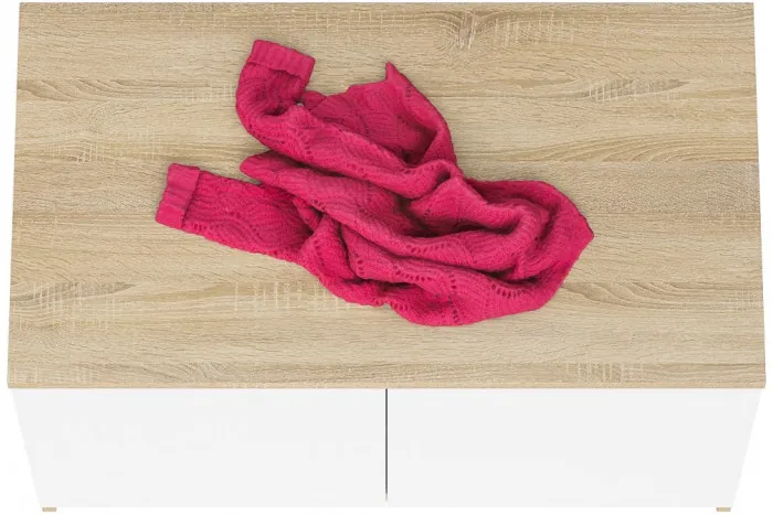 Мори Тумба/антресоль МА900.1, цвет дуб сонома/белый, ШхГхВ 90,4х50,4х54,6 см., подходит для шкафа МШ900.1