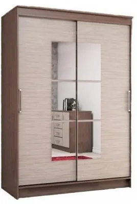 Элегант Шкаф-купе, ясень шимо тёмный/шимо светлый