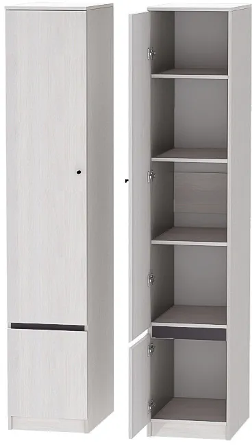 Модульная спальня Кэт-1, набор 2, Ясень Анкор Светлый/Графит