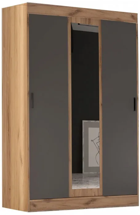 Басямиф Шкаф-купе (Венге / дуб беленый)