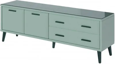 Тумба ТВ интерьерная Виго 1,6 мятный