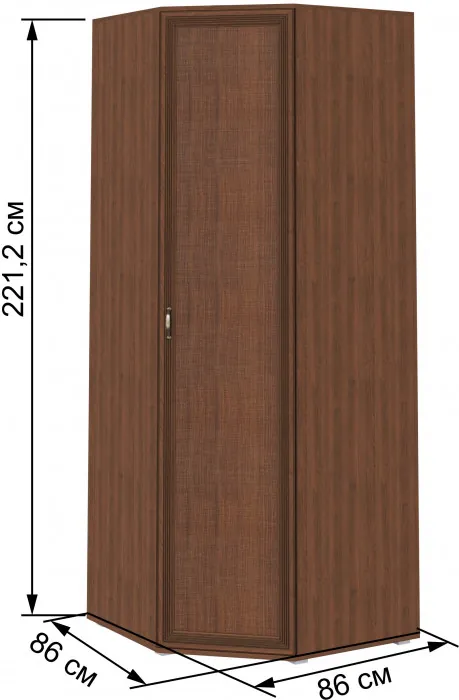 Ливорно Шкаф угловой ЛШ-25 орех донской