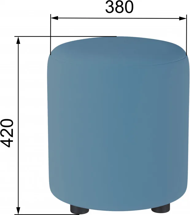 Пуф Рой светло-голубой