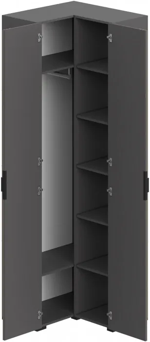 Нао Шкаф угловой ШК-4043, Графит