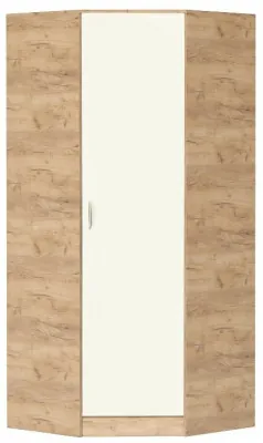 Кэт-7 Шкаф угловой (Крафт золотой / Миндаль)