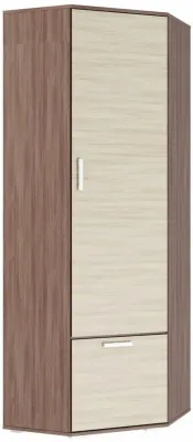 Ника Шкаф угловой, шу701, Ясень шимо темный/светлый