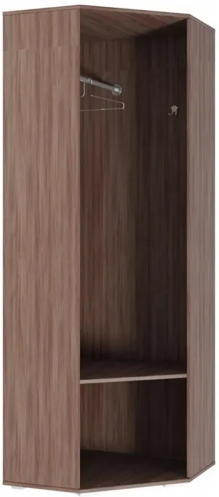 Ника Шкаф угловой, шу701, Ясень шимо темный/светлый