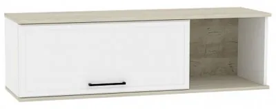 Шкаф навесной Аурелио 15, Белый, Блеквуд Сатиновый