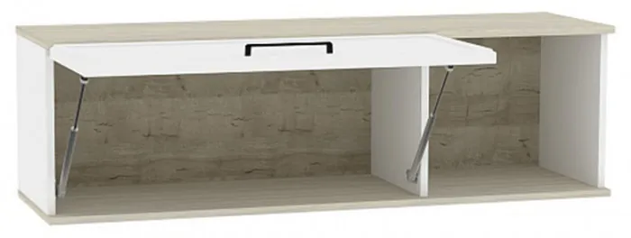 Шкаф навесной Аурелио 15, Белый, Блеквуд Сатиновый