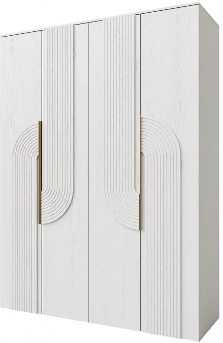 Модульная спальня "Монтиз" - Белый текстурный/Корунд джелато