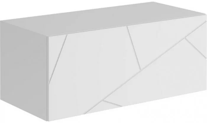 ГРАНЖ Тумба ТМ-002 (Д.900, подвесная) (Белый (Шагрень) / Белый софт)