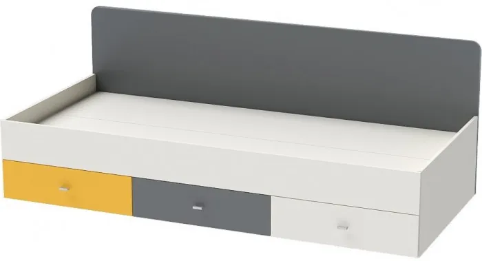 Модульная детская Клео набор 4 (Графит/Миндаль/Солнечный)