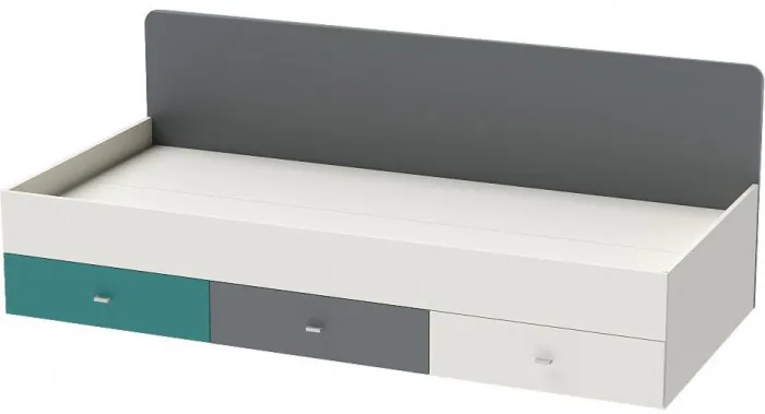 Модульная детская Клео набор 4 (Графит/Миндаль/Океан)