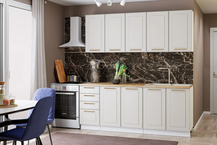 Кухня Милена 2,0м, Белый