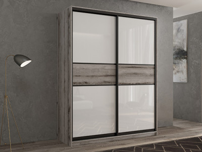 Шкаф-купе Кааппи 11 Эвок Окаменелый 150х45х230 см