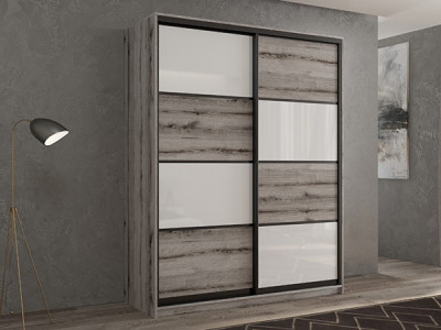 Шкаф-купе Кааппи 14 Эвок Окаменелый 160х45х230 см