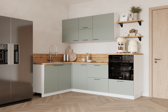 КГ Угловой 1500*2250 (без пм) Эмаль, Олива  Арника РМ в.3