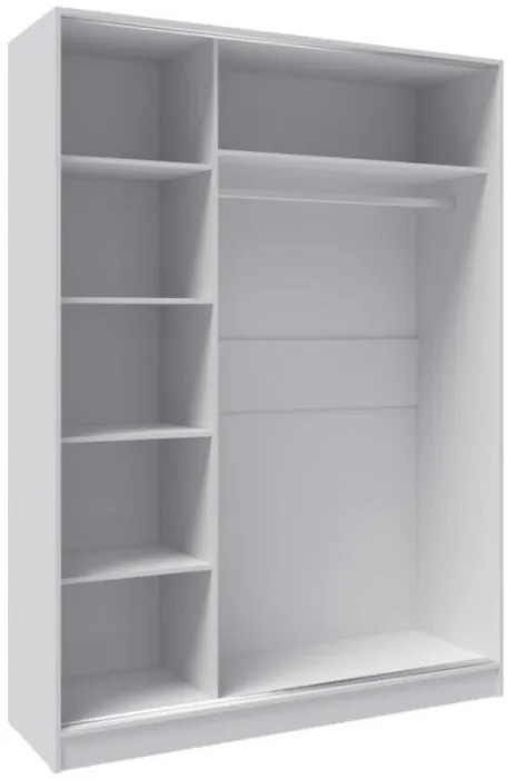 Шкаф-купе Стиль-2 1400 белый/дуб крафт золотой