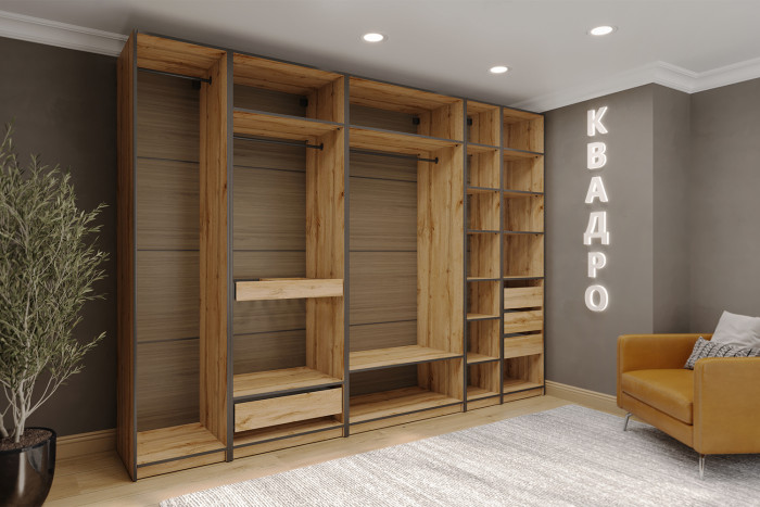 Гардеробная система Квадро. Комплект 18