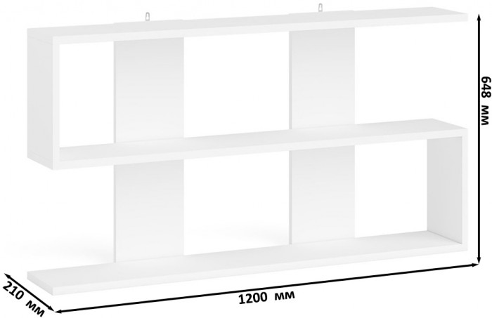 Мори компьютерный стол МС-2 + Шкаф МШ900.1 + Полка 1200, белый