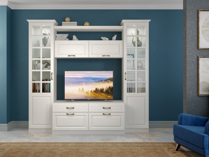 Ливерпуль Тумба, ясень ваниль/белый