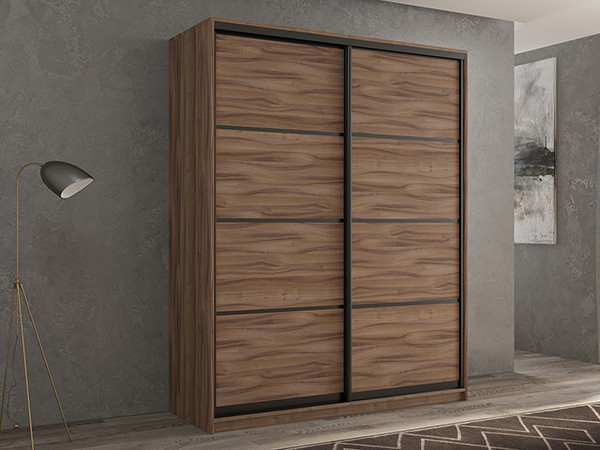 Шкаф-купе Кааппи 4 Орех Тьеполло 160х60х230 см