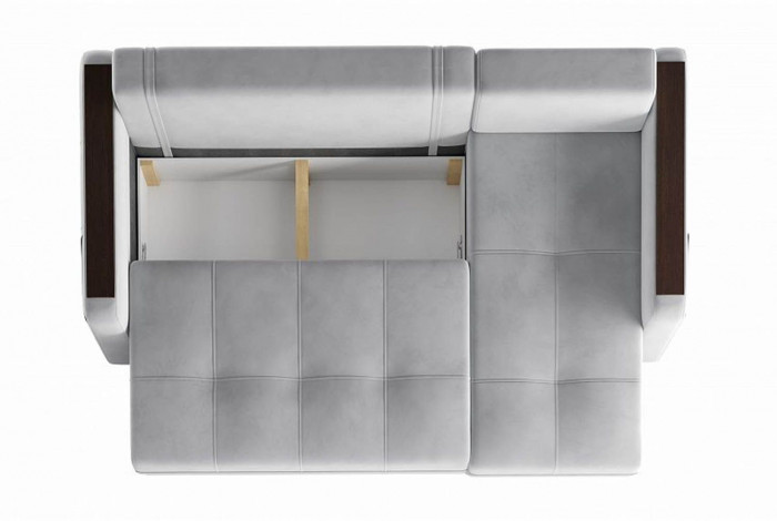 Диван угловой Smart 3 2Т-1Пф Ультра Смог