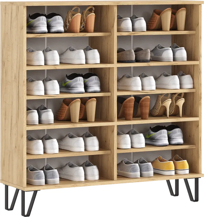 Обувница Флэш, Крафт/Браш Графит