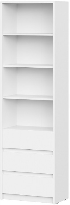 Стеллаж с ящиками Айден СТЛ06-600, белый