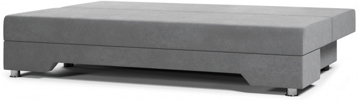 Диван-кровать Орлеан, еврокнижка, велюр, 140х194, серый