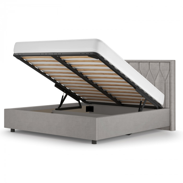 Кровать-10М с подъёмным основанием 1800 дым