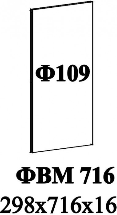 Ф-109 Катрин Фальшпанель (верхние модуля 716) циркон