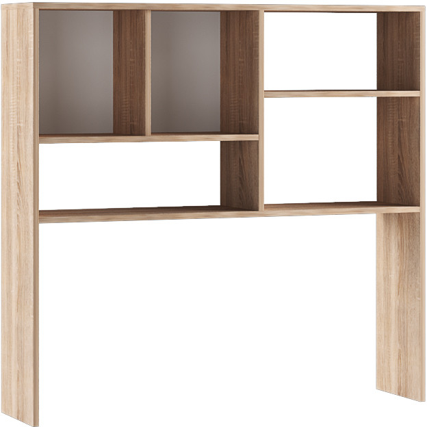 Модульная детская спальня Бланка, набор 3, Дуб сонома/Белый с фотопечатью