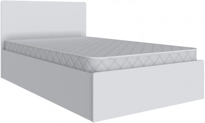 Кровать 120х200 Мадрид с настилом ДСП (МД-1), Белый