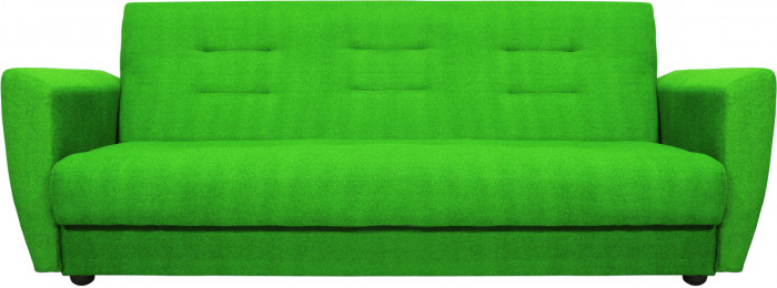 Диван Лира 120 зеленый ППУ