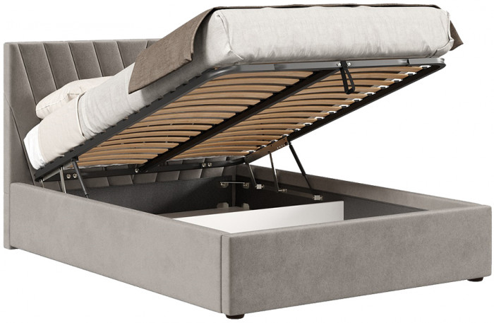 Кровать с подъёмным механизмом 1600 Палермо, пепел 112