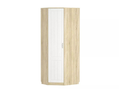 НМ 014.11 ЛВ Шкаф угловой Оливия Дуб Сонома/белое дерево