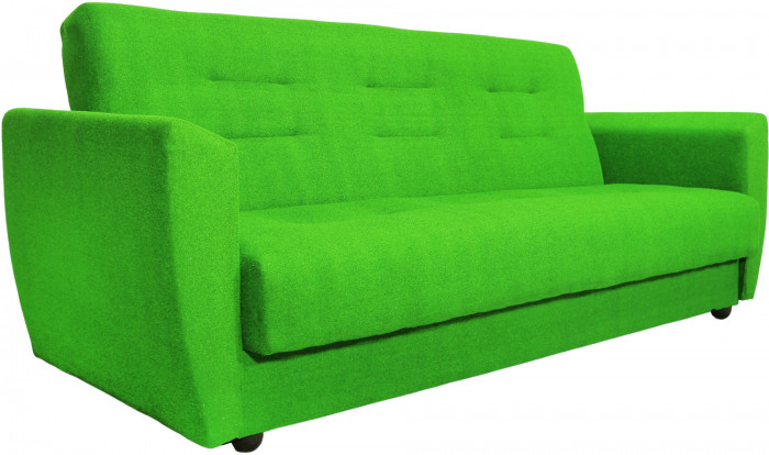 Диван Лира 140 зеленый ППУ